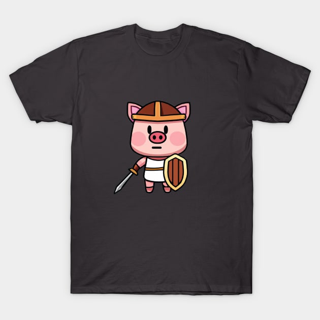 Spartan Pig T-Shirt by Quid's Stuff